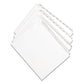 Avery Preprinted Legal Exhibit Side Tab Index Dividers Allstate Style 10-tab 1 11 X 8.5 White 25/pack - Office - Avery®