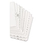 Avery Preprinted Legal Exhibit Side Tab Index Dividers Allstate Style 10-tab 13 11 X 8.5 White 25/pack - Office - Avery®