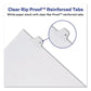 Avery Preprinted Legal Exhibit Side Tab Index Dividers Allstate Style 10-tab 30 11 X 8.5 White 25/pack - Office - Avery®