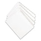 Avery Preprinted Legal Exhibit Side Tab Index Dividers Allstate Style 25-tab 51 To 75 11 X 8.5 White 1 Set (1703) - Office - Avery®