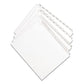 Avery Preprinted Legal Exhibit Side Tab Index Dividers Allstate Style 26-tab Exhibit A To Exhibit Z 11 X 8.5 White 1 Set - Office - Avery®
