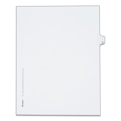 Avery Preprinted Legal Exhibit Side Tab Index Dividers Allstate Style 26-tab S 11 X 8.5 White 25/pack - Office - Avery®