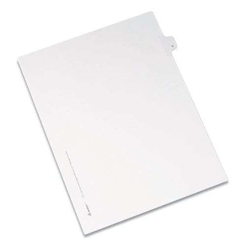 Avery Preprinted Legal Exhibit Side Tab Index Dividers Allstate Style 26-tab V 11 X 8.5 White 25/pack - Office - Avery®