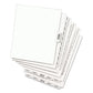 Avery Preprinted Legal Exhibit Side Tab Index Dividers Avery Style 10-tab 10 11 X 8.5 White 25/pack - Office - Avery®