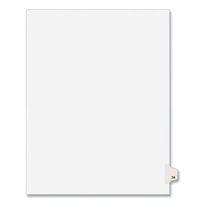 Avery Preprinted Legal Exhibit Side Tab Index Dividers Avery Style 10-tab 24 11 X 8.5 White 25/pack (1024) - Office - Avery®