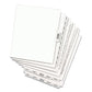 Avery Preprinted Legal Exhibit Side Tab Index Dividers Avery Style 10-tab 4 11 X 8.5 White 25/pack - Office - Avery®