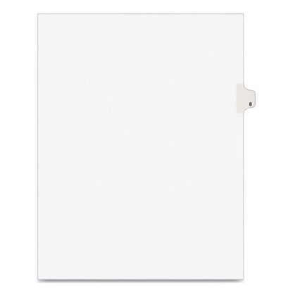 Avery Preprinted Legal Exhibit Side Tab Index Dividers Avery Style 10-tab 8 11 X 8.5 White 25/pack - Office - Avery®