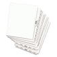 Avery Preprinted Legal Exhibit Side Tab Index Dividers Avery Style 10-tab 9 11 X 8.5 White 25/pack - Office - Avery®