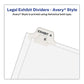 Avery Preprinted Legal Exhibit Side Tab Index Dividers Avery Style 25-tab 226 To 250 11 X 8.5 White 1 Set (1339) - Office - Avery®
