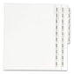 Avery Preprinted Legal Exhibit Side Tab Index Dividers Avery Style 26-tab Exhibit A To Exhibit Z 11 X 8.5 White 1 Set (1370) - Office -