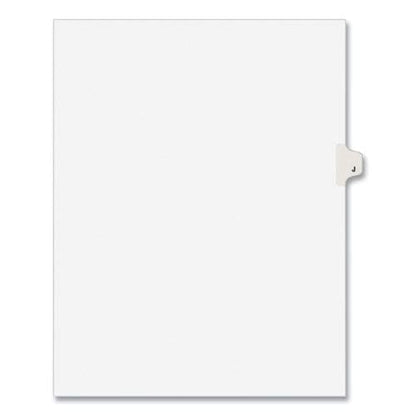 Avery Preprinted Legal Exhibit Side Tab Index Dividers Avery Style 26-tab J 11 X 8.5 White 25/pack (1410) - Office - Avery®