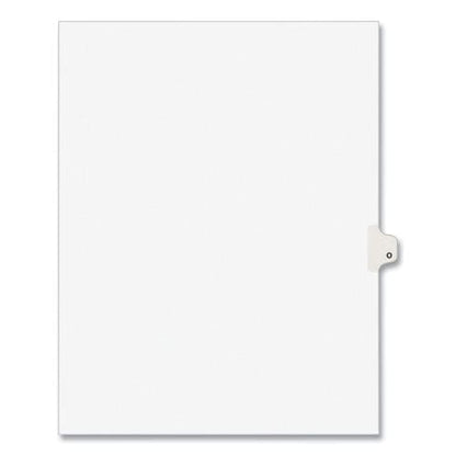 Avery Preprinted Legal Exhibit Side Tab Index Dividers Avery Style 26-tab O 11 X 8.5 White 25/pack (1415) - Office - Avery®
