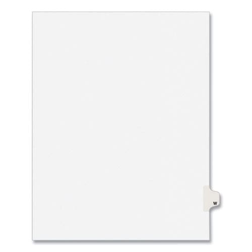 Avery Preprinted Legal Exhibit Side Tab Index Dividers Avery Style 26-tab W 11 X 8.5 White 25/pack (1423) - Office - Avery®