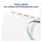 Avery Print And Apply Index Maker Clear Label Dividers 12-tab White Tabs 11 X 8.5 White 1 Set - School Supplies - Avery®