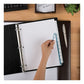 Avery Print And Apply Index Maker Clear Label Dividers 12-tab White Tabs 11 X 8.5 White 5 Sets - School Supplies - Avery®