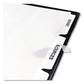 Avery Print And Apply Index Maker Clear Label Dividers Copiers 5-tab 11 X 8.5 White 5 Sets - School Supplies - Avery®