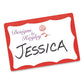 Avery Printable Adhesive Name Badges 3.38 X 2.33 Red Border 100/pack - School Supplies - Avery®