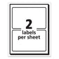 Avery Printable Adhesive Name Badges 3.38 X 2.33 Red Border 100/pack - School Supplies - Avery®