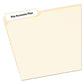 Avery Removable File Folder Labels With Sure Feed Technology 0.66 X 3.44 White 7/sheet 36 Sheets/pack - Office - Avery®