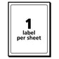 Avery Removable Multi-use Labels Inkjet/laser Printers 3 X 5 White 40/pack (5450) - Office - Avery®