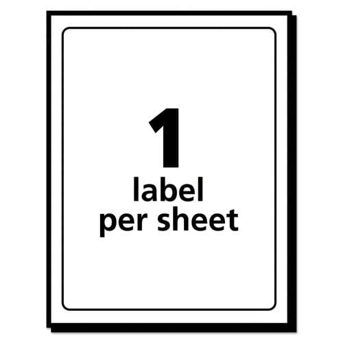 Avery Removable Multi-use Labels Inkjet/laser Printers 3 X 5 White 40/pack (5450) - Office - Avery®