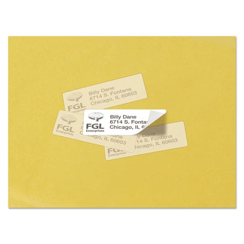 Avery Repositionable Address Labels W/surefeed Laser 1 X 2.63 White 3000/box - Office - Avery®