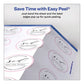 Avery Round Print-to-the Edge Labels With Surefeed 2.5 Dia Glossy White 90/pk - Office - Avery®