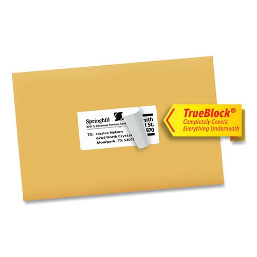 Avery Shipping Labels W/ Trueblock Technology Inkjet Printers 2 X 4 White 10/sheet 10 Sheets/pack - Office - Avery®
