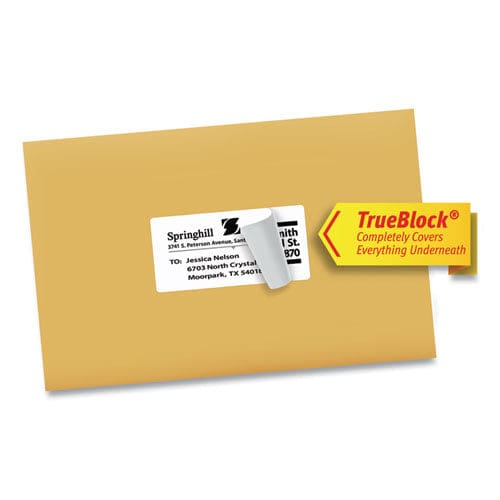 Avery Shipping Labels W/ Trueblock Technology Inkjet/laser Printers 3.33 X 4 White 6/sheet 500 Sheets/box - Office - Avery®
