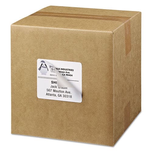 Avery Shipping Labels W/ Trueblock Technology Laser Printers 3.33 X 4 White 6/sheet 100 Sheets/box - Office - Avery®