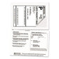 Avery Shipping Labels With Paper Receipt And Trueblock Technology Inkjet/laser Printers 5.06 X 7.63 White 50/pack - Office - Avery®
