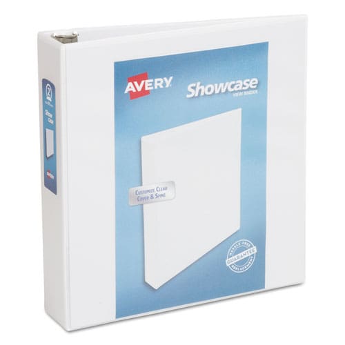 Avery Showcase Economy View Binder With Round Rings 3 Rings 1 Capacity 11 X 8.5 Black - School Supplies - Avery®