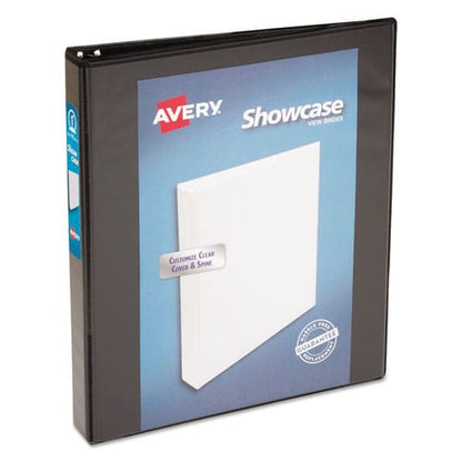 Avery Showcase Economy View Binder With Round Rings 3 Rings 1 Capacity 11 X 8.5 Black - School Supplies - Avery®