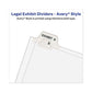 Avery Avery-style Preprinted Legal Bottom Tab Divider 26-tab Exhibit A 11 X 8.5 White 25/pk - Office - Avery®