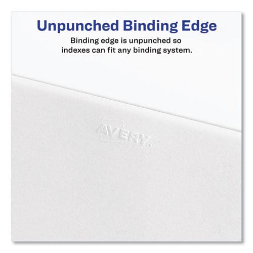 Avery Avery-style Preprinted Legal Bottom Tab Divider 26-tab Exhibit B 11 X 8.5 White 25/pk - Office - Avery®