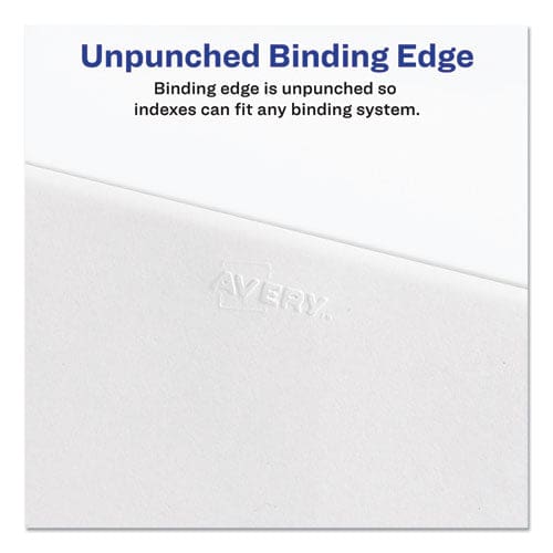 Avery Avery-style Preprinted Legal Bottom Tab Divider 26-tab Exhibit C 11 X 8.5 White 25/pk - Office - Avery®