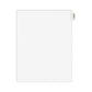 Avery Avery-style Preprinted Legal Bottom Tab Dividers 26-tab Exhibit L 11 X 8.5 White 25/pack - Office - Avery®