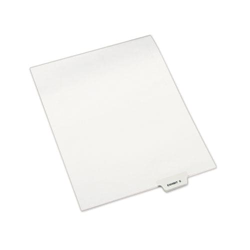 Avery Avery-style Preprinted Legal Bottom Tab Dividers 26-tab Exhibit S 11 X 8.5 White 25/pack - Office - Avery®