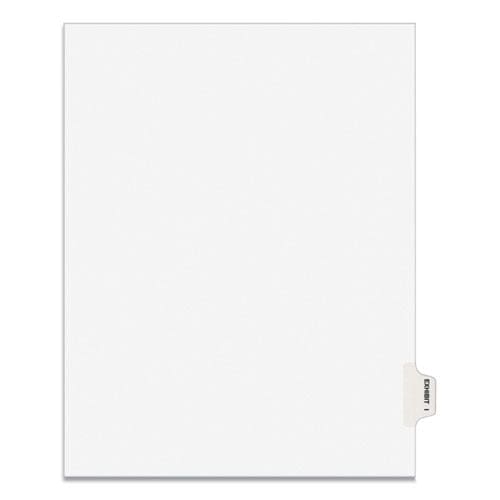 Avery Avery-style Preprinted Legal Side Tab Divider 26-tab Exhibit I 11 X 8.5 White 25/pack (1379) - Office - Avery®
