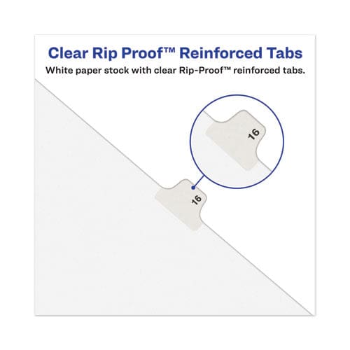 Avery Avery-style Preprinted Legal Side Tab Divider 26-tab Exhibit I 11 X 8.5 White 25/pack (1379) - Office - Avery®