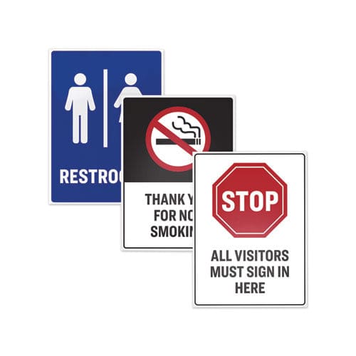 Avery Surface Safe Removable Label Safety Signs Inkjet/laser Printers 3.5 X 5 White 4/sheet 15 Sheets/pack - Office - Avery®