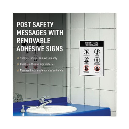 Avery Surface Safe Removable Label Safety Signs Inkjet/laser Printers 5 X 7 White 2/sheet 15 Sheets/pack - Office - Avery®