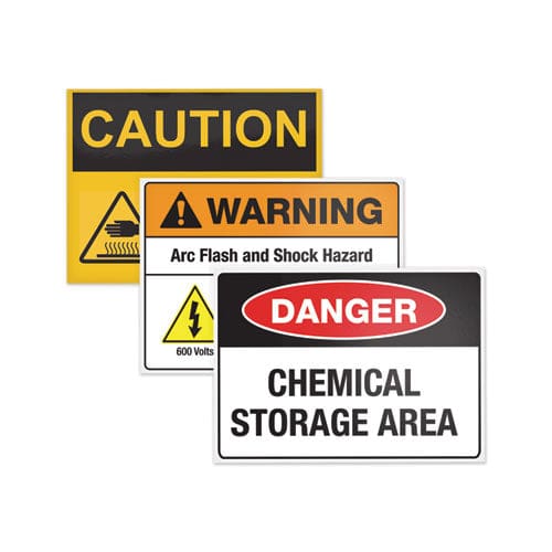 Avery Surface Safe Removable Label Safety Signs Inkjet/laser Printers 8 X 8 White 15/pack - Office - Avery®