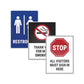 Avery Surface Safe Removable Label Safety Signs Inkjet/laser Printers 8 X 8 White 15/pack - Office - Avery®