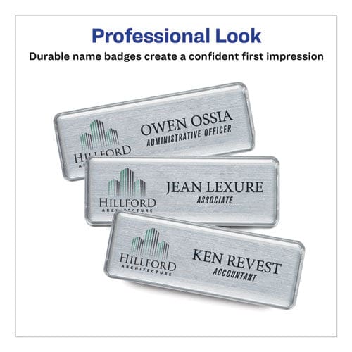 Avery The Mighty Badge Name Badge Inserts 1 X 3 Clear Laser 20/sheet 5 Sheets/pack - Office - Avery®