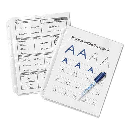 Avery Top-load Poly Sheet Protectors Heavy Letter Diamond Clear 200/box - School Supplies - Avery®