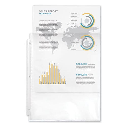 Avery Top-load Sheet Protector Economy Gauge Letter Clear 100/box - School Supplies - Avery®