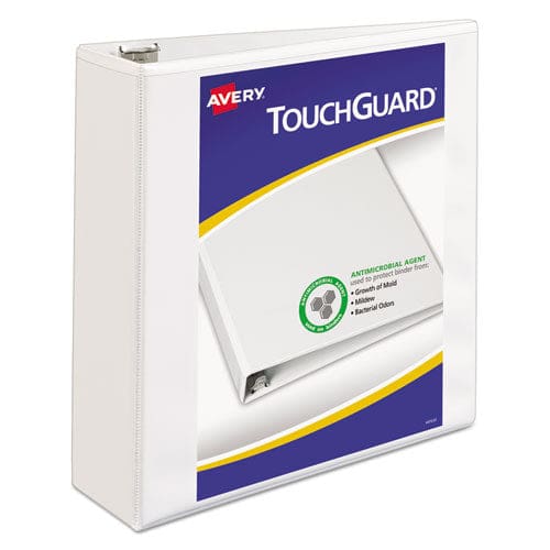 Avery Touchguard Protection Heavy-duty View Binders With Slant Rings 3 Rings 3 Capacity 11 X 8.5 White - School Supplies - Avery®