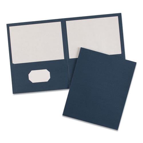 Avery Two-pocket Folder 40-sheet Capacity 11 X 8.5 Dark Blue 25/box - School Supplies - Avery®