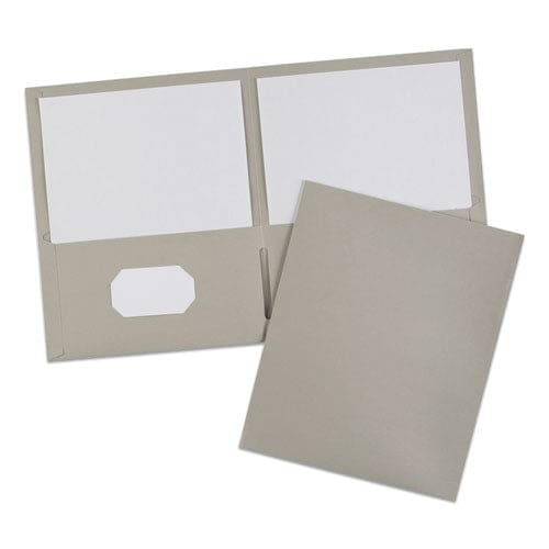 Avery Two-pocket Folder 40-sheet Capacity 11 X 8.5 Gray 25/box - School Supplies - Avery®